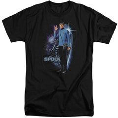 Star Trek Galactic Spock Men's 18/1 Tall Cotton Short-Sleeve T-Shirt