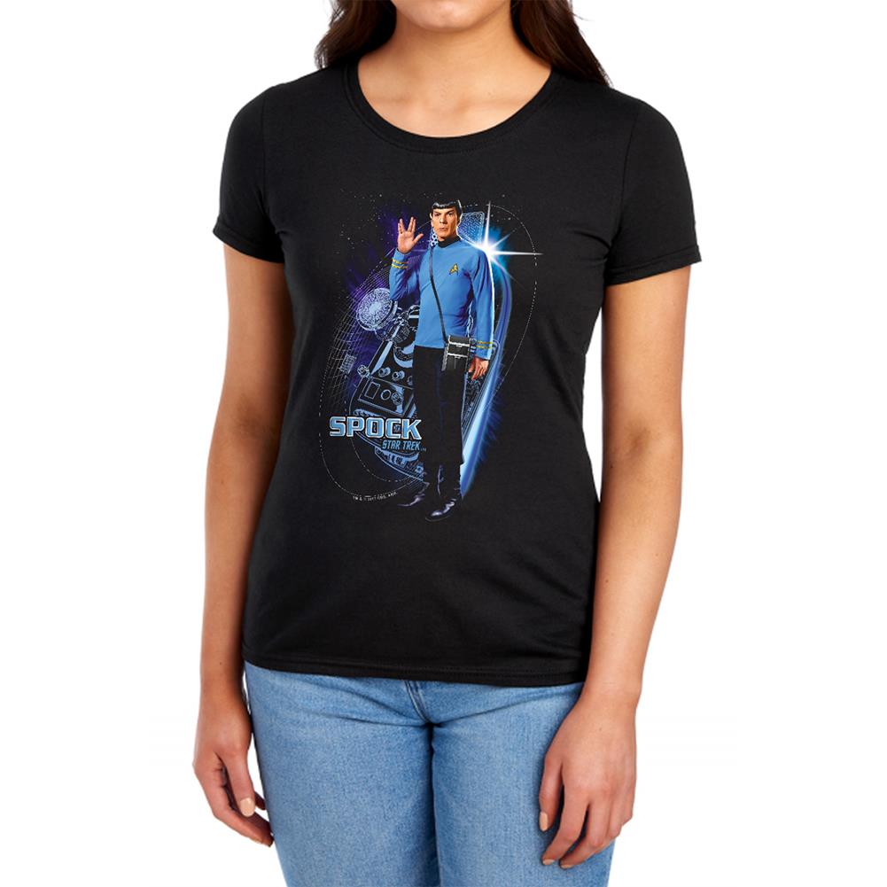 Star Trek Galactic Spock Women's 18/1 Cotton Short-Sleeve T-Shirt