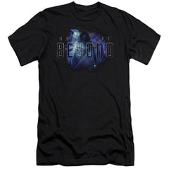 Star Trek Galaxy Beyond Men's Ultra-Soft 30/1 Cotton Slim Short-Sleeve T-Shirt