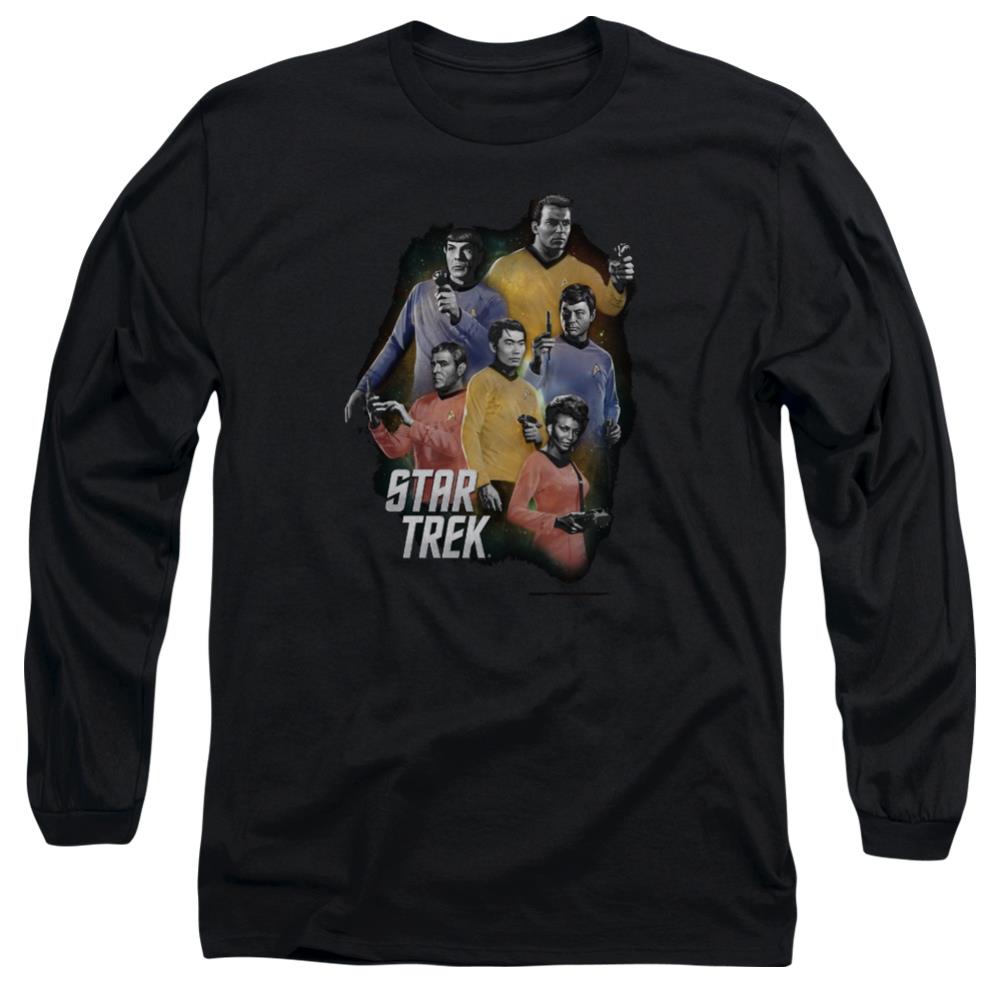 Star Trek Galaxy Glow Men's 18/1 Cotton Long-Sleeve T-Shirt