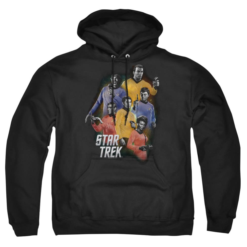 Star Trek Galaxy Glow Men's Pull-Over 75 25 Poly Hoodie