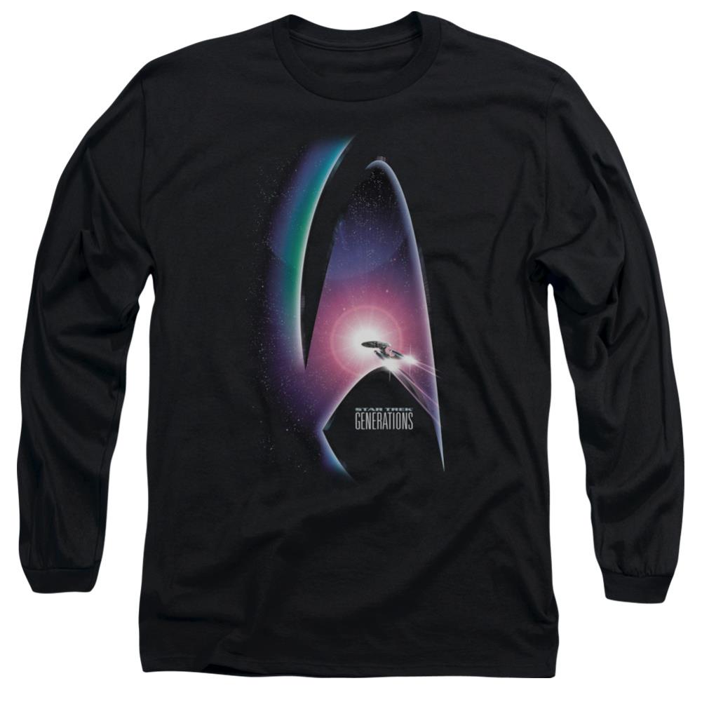 Star Trek Generations (Movie) Men's 18/1 Cotton Long-Sleeve T-Shirt