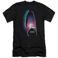 Star Trek Generations (Movie) Men's Ultra-Soft 30/1 Cotton Slim Short-Sleeve T-Shirt