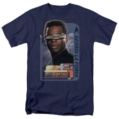 Star Trek Geordi Laforge Men's 18/1 Cotton Short-Sleeve T-Shirt