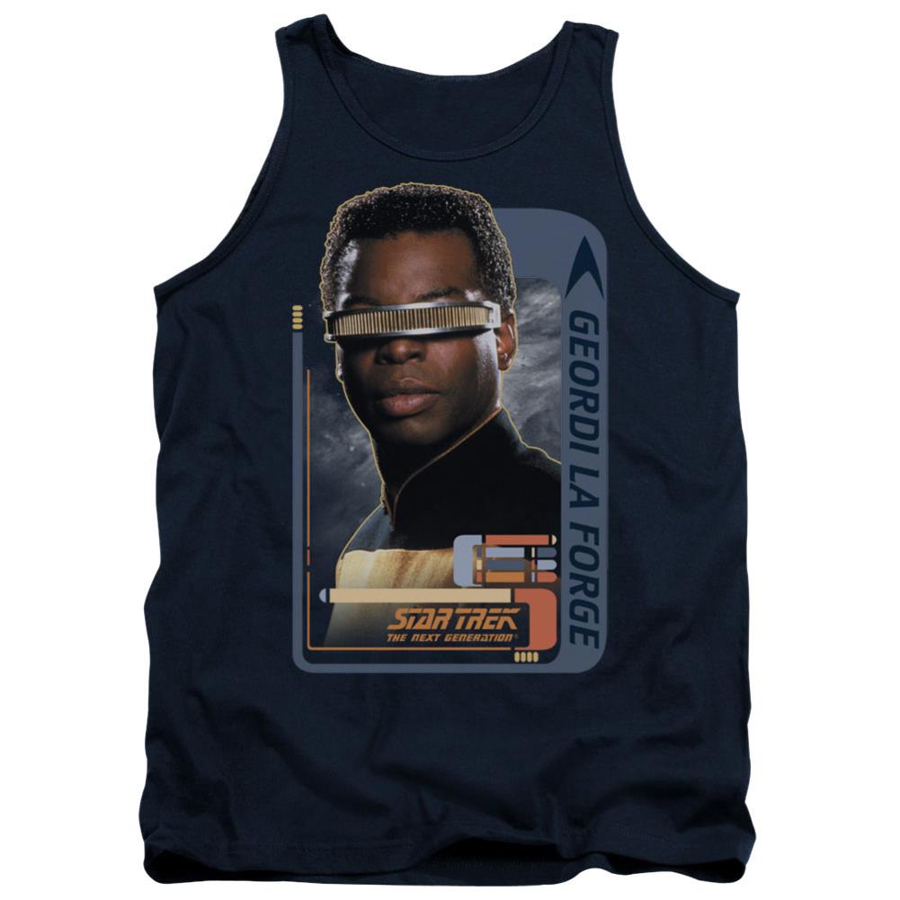 Star Trek Geordi Laforge Men's 18/1 Cotton Tank Top