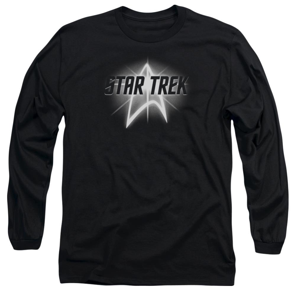 Star Trek Glow Logo Men's 18/1 Cotton Long-Sleeve T-Shirt