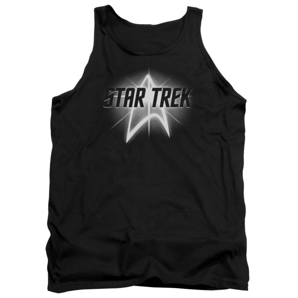 Star Trek Glow Logo Men's 18/1 Cotton Tank Top
