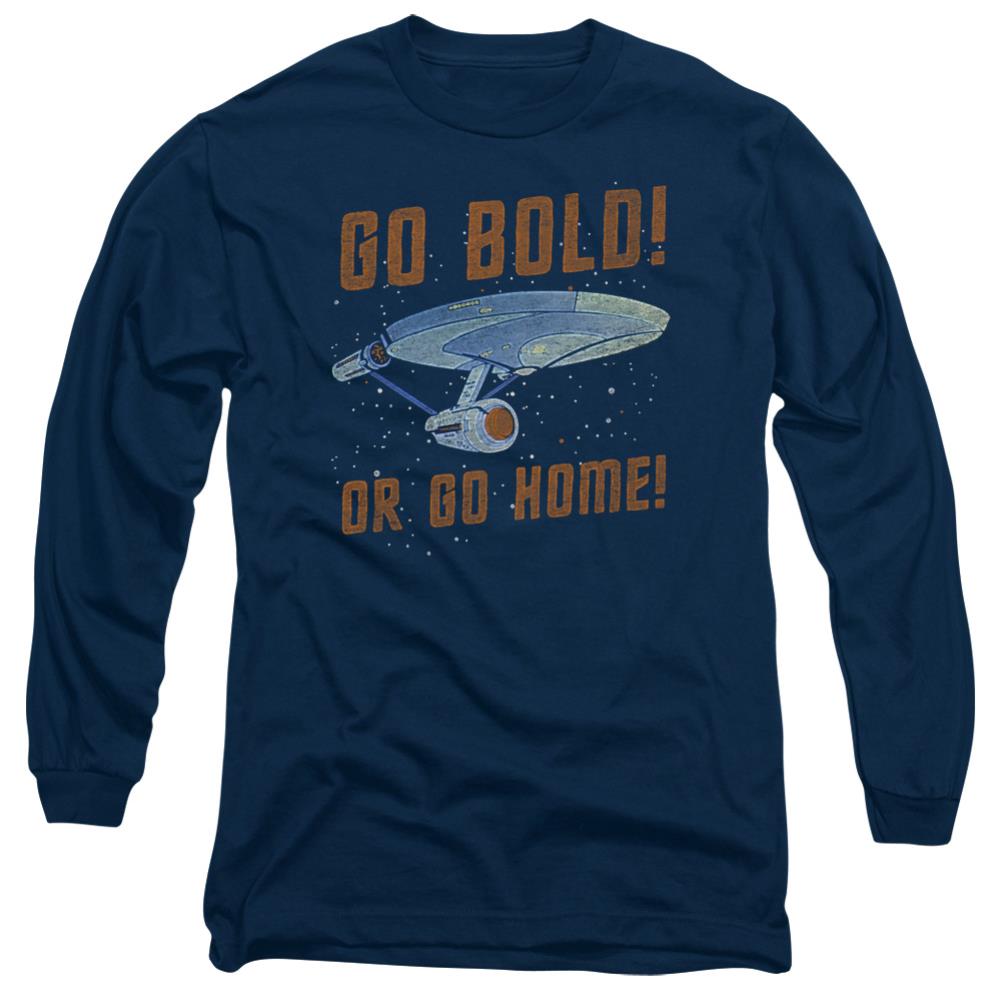 Star Trek Go Bold Men's 18/1 Cotton Long-Sleeve T-Shirt
