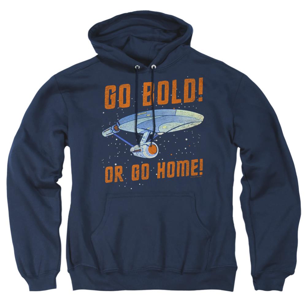 Star Trek Go Bold Men's Pull-Over 75 25 Poly Hoodie