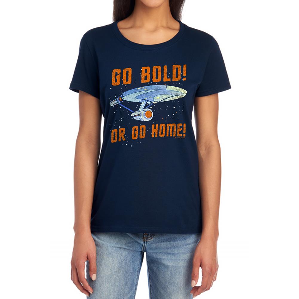 Star Trek Go Bold Women's 18/1 Cotton Short-Sleeve T-Shirt
