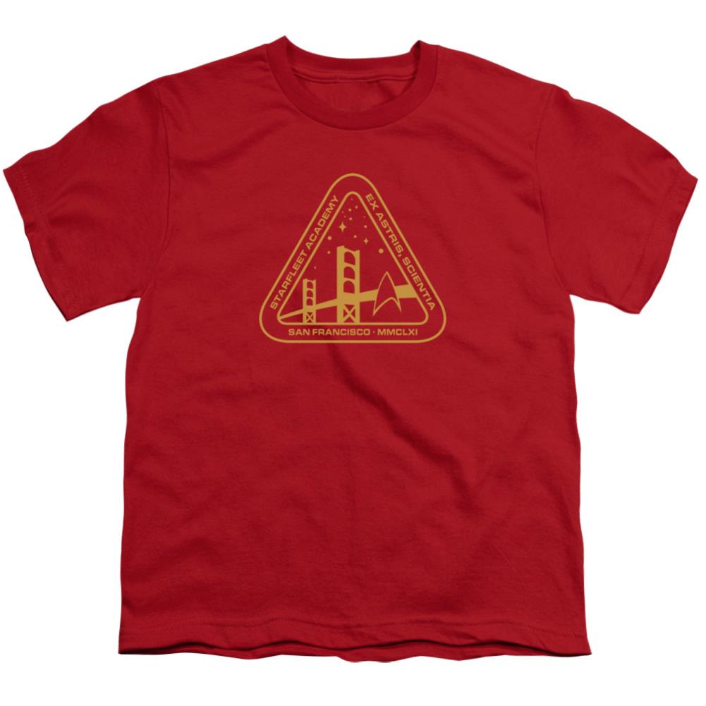 Star Trek Gold Academy Youth 18/1 100% Cotton Short-Sleeve T-Shirt