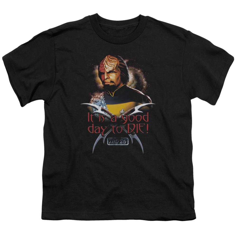 Star Trek Good Day To Die Youth 18/1 100% Cotton Short-Sleeve T-Shirt