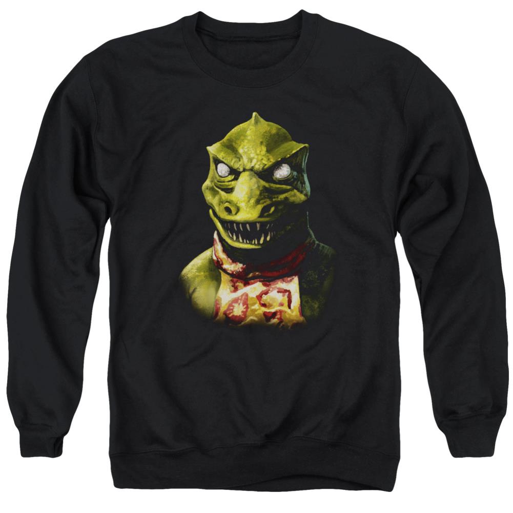 Star Trek Gorn Bust Men's Crewneck 50 50 Poly Long-Sleeve T-Shirt