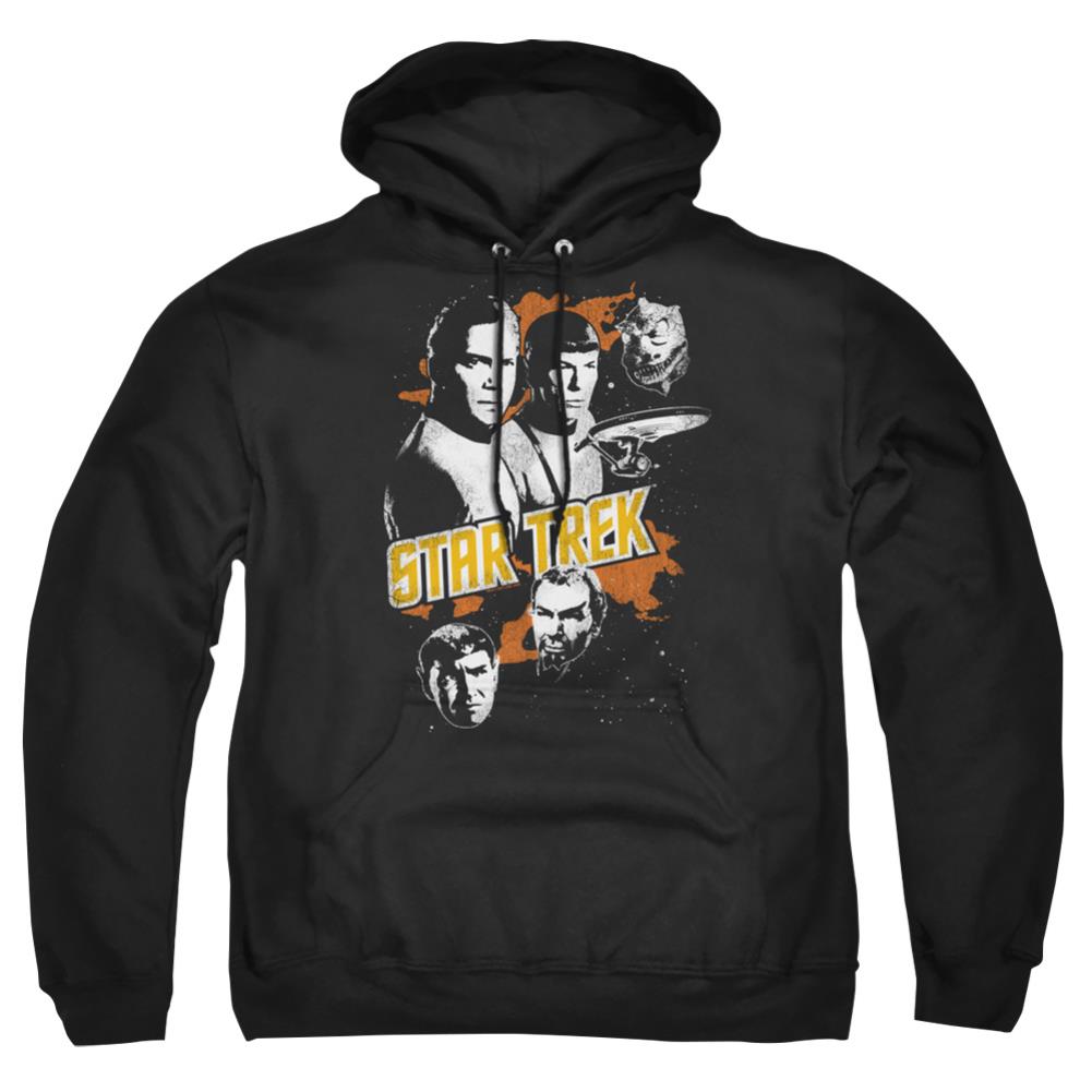 Star Trek Graphic Good Vs Evil Men's Pull-Over 75 25 Poly Hoodie