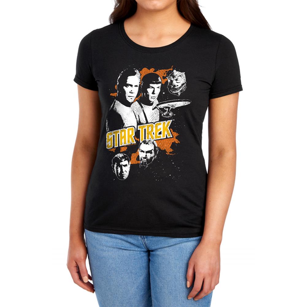 Star Trek Graphic Good Vs Evil Women's 18/1 Cotton Short-Sleeve T-Shirt