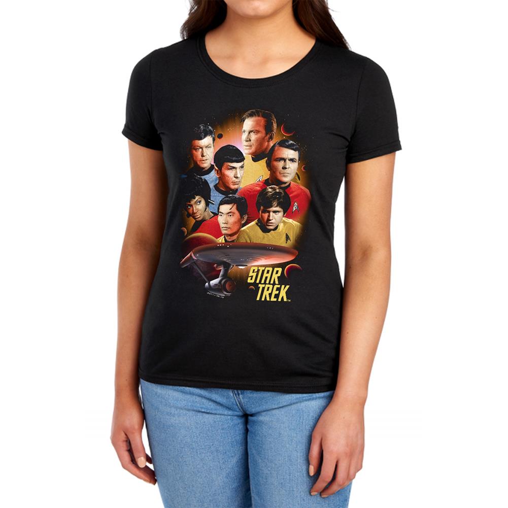 Star Trek Heart Of The Enterprise Women's 18/1 Cotton Short-Sleeve T-Shirt