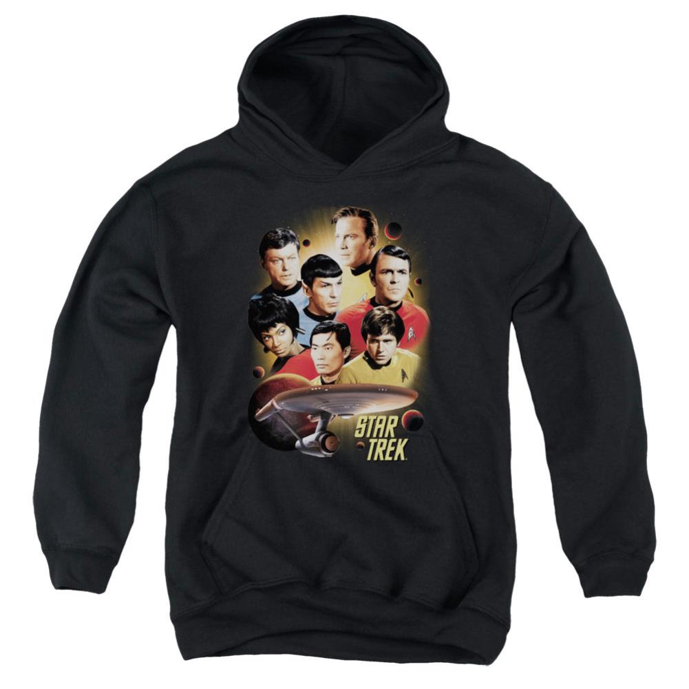 Star Trek Heart Of The Enterprise Youth Cotton Poly Pull-Over Hoodie