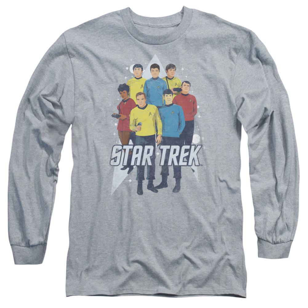 Star Trek Here Here Men's 18/1 Cotton Long-Sleeve T-Shirt