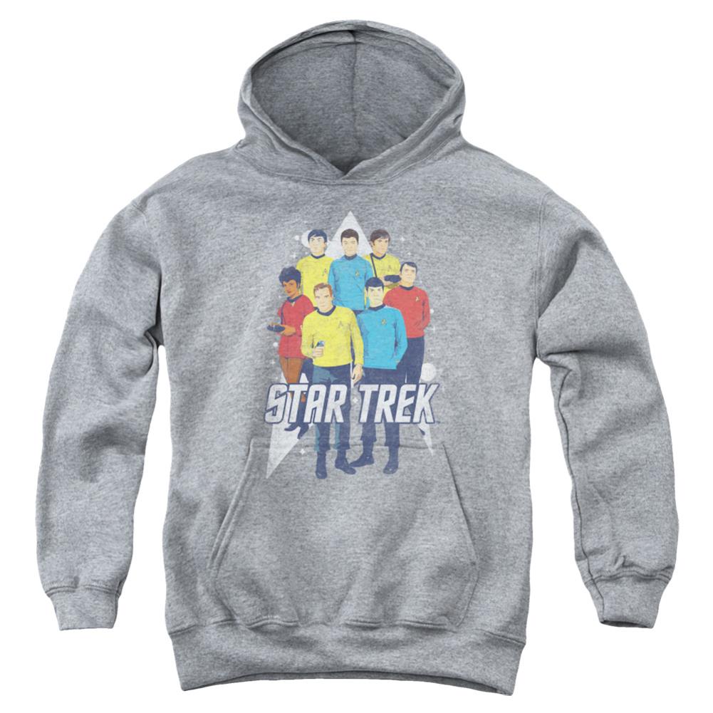 Star Trek Here Here Youth Cotton Poly Pull-Over Hoodie