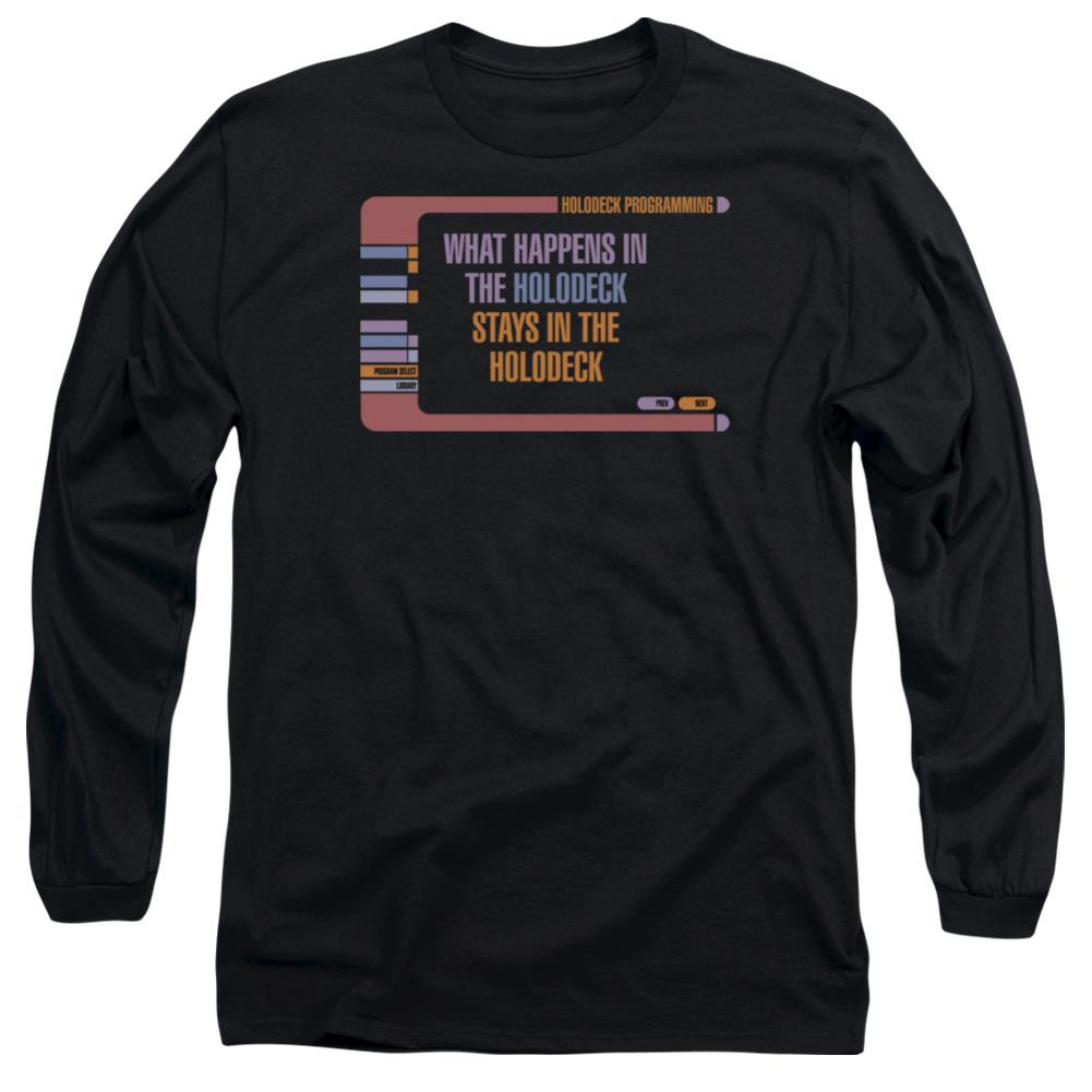 Star Trek Holodeck Secrets Men's 18/1 Cotton Long-Sleeve T-Shirt