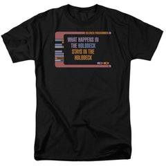 Star Trek Holodeck Secrets Men's 18/1 Cotton Short-Sleeve T-Shirt