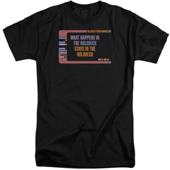 Star Trek Holodeck Secrets Men's 18/1 Tall Cotton Short-Sleeve T-Shirt