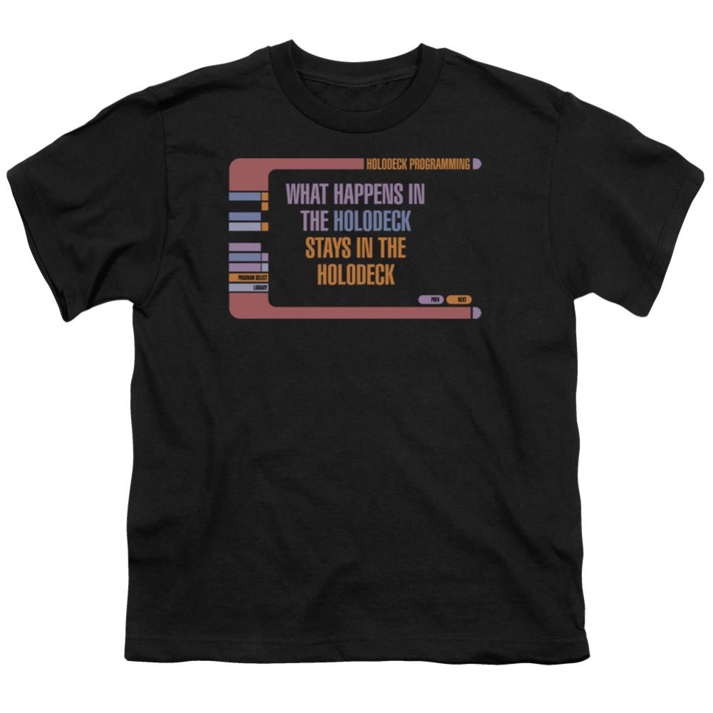Star Trek Holodeck Secrets Youth 18/1 100% Cotton Short-Sleeve T-Shirt