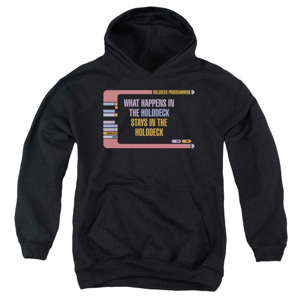Star Trek Holodeck Secrets Youth Cotton Poly Pull-Over Hoodie
