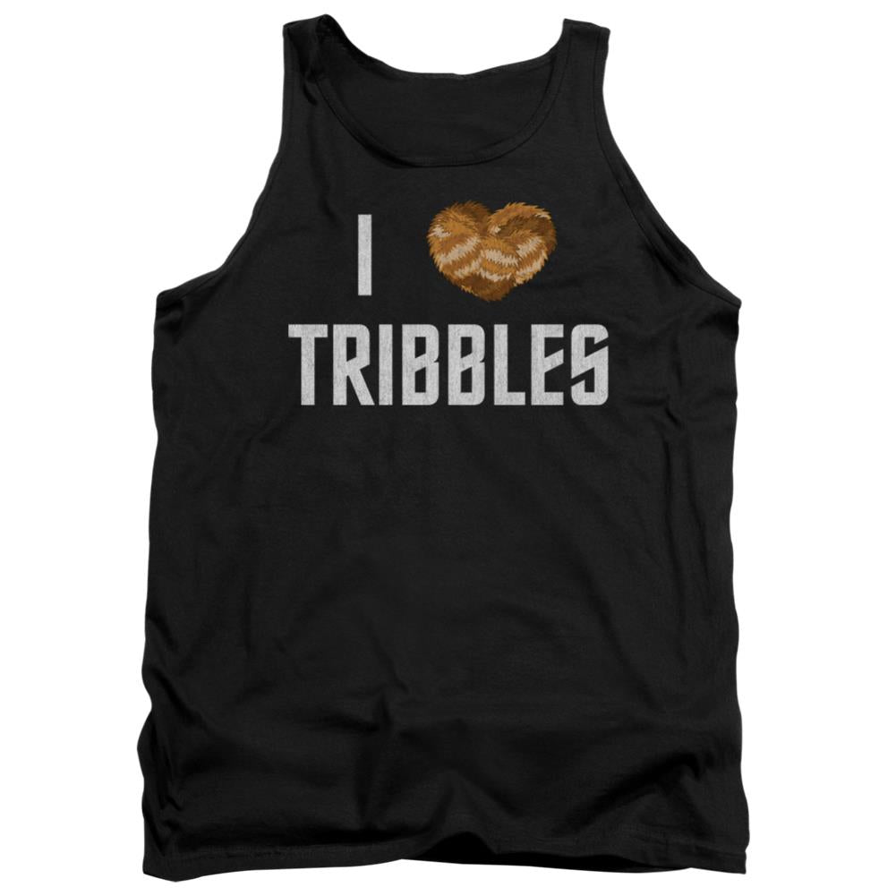 Star Trek I Heart Tribbles Men's 18/1 Cotton Tank Top
