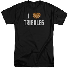 Star Trek I Heart Tribbles Men's 18/1 Tall Cotton Short-Sleeve T-Shirt