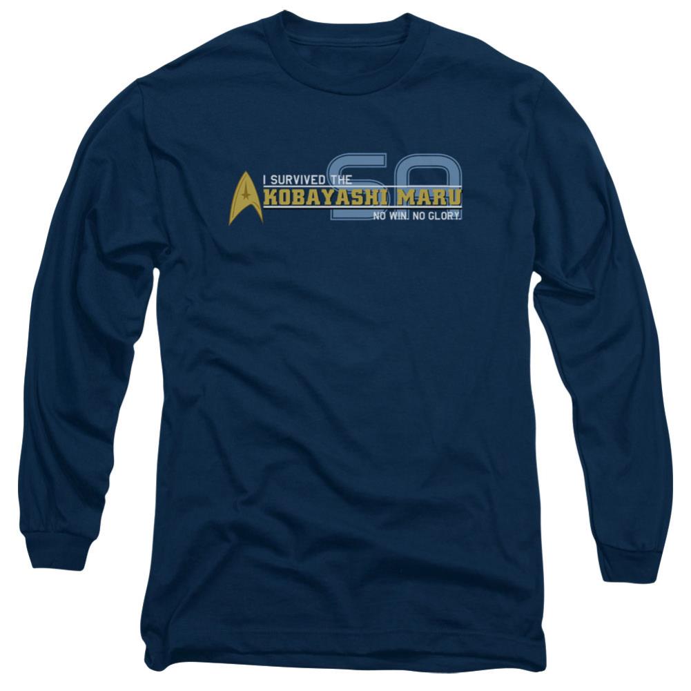 Star Trek I Survived Men's 18/1 Cotton Long-Sleeve T-Shirt