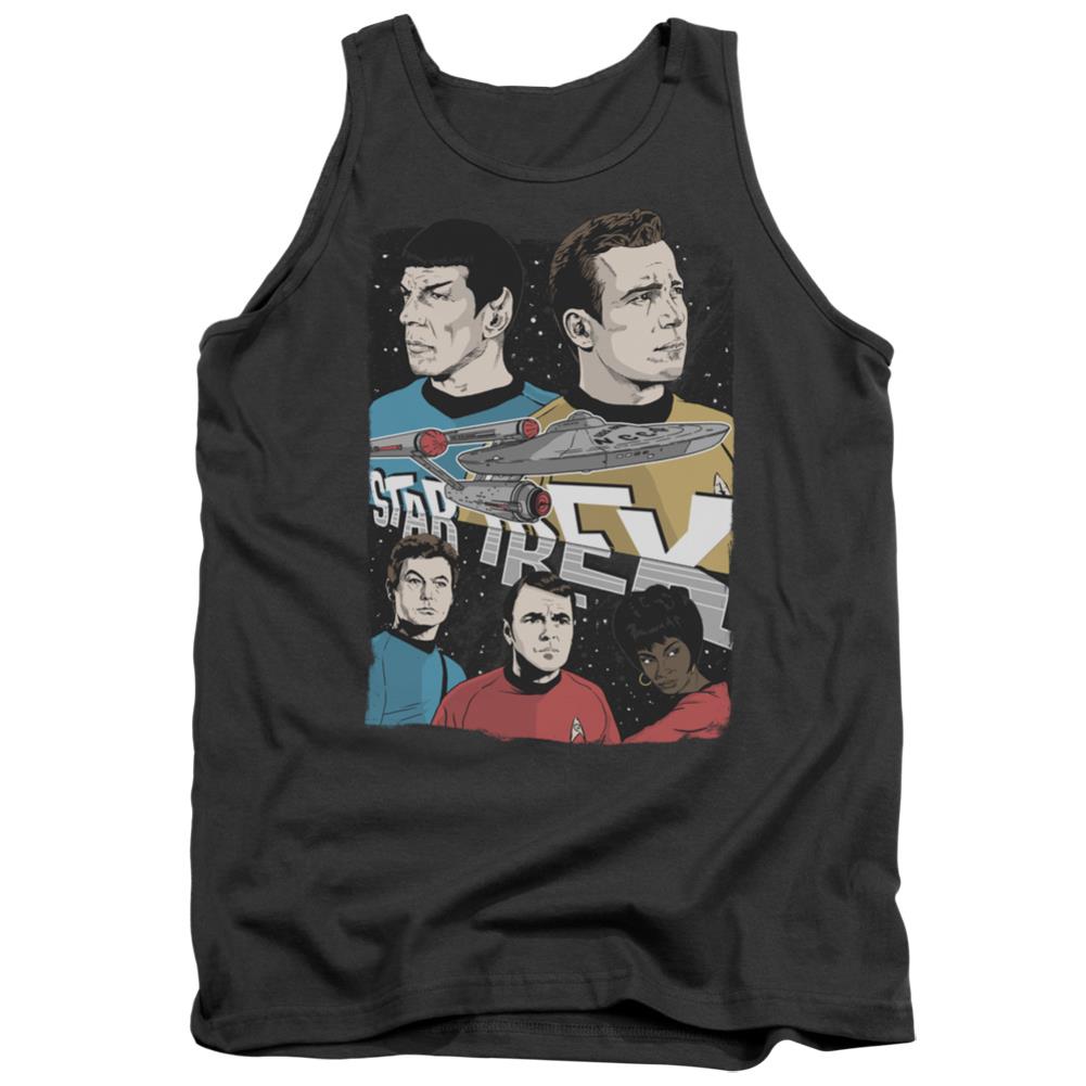Star Trek Illustrated Crew Men's 18/1 Cotton Tank Top