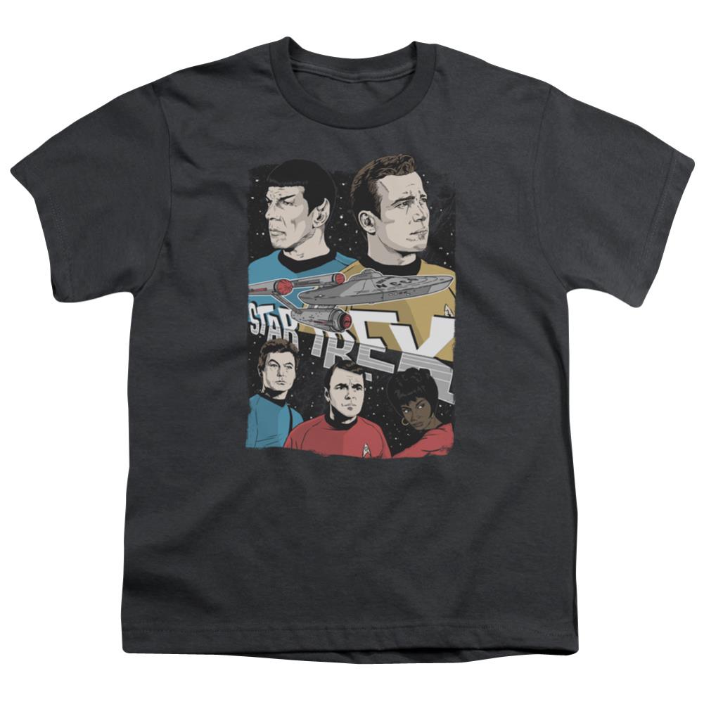 Star Trek Illustrated Crew Youth 18/1 100% Cotton Short-Sleeve T-Shirt