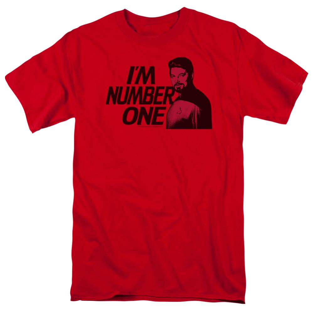 Star Trek Im Number One Men's 18/1 Cotton Short-Sleeve T-Shirt