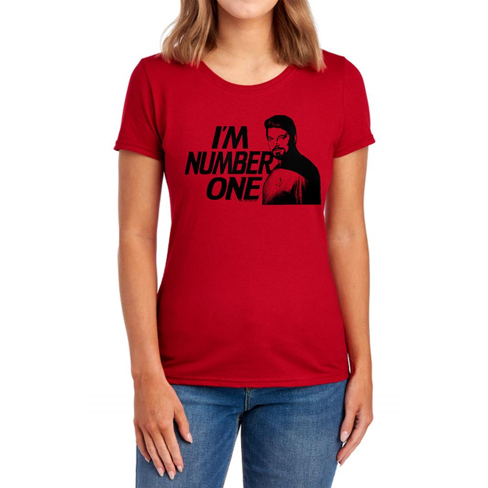 Star Trek Im Number One Women's 18/1 Cotton Short-Sleeve T-Shirt
