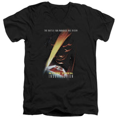 Star Trek Insurrection (Movie) Men's 30/1 Cotton Slim V-Neck T-Shirt