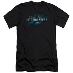 Star Trek Into Darkness Logo Men's Ultra-Soft 30/1 Cotton Slim Short-Sleeve T-Shirt