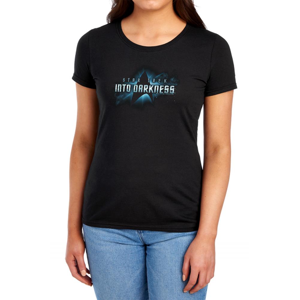 Star Trek Into Darkness Logo Women's 18/1 Cotton Short-Sleeve T-Shirt