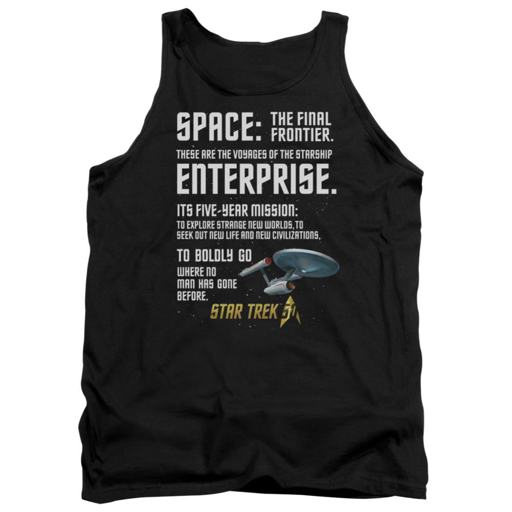 Star Trek Intro Men's 18/1 Cotton Tank Top