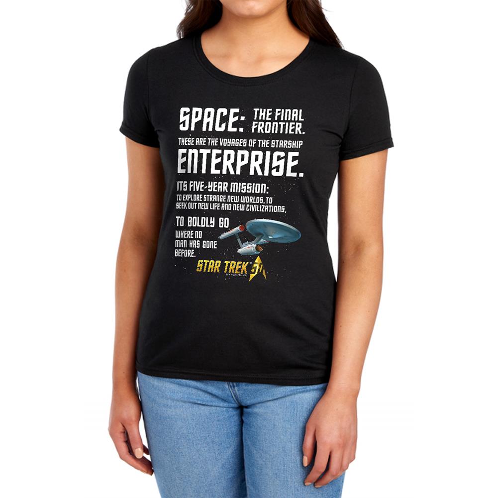 Star Trek Intro Women's 18/1 Cotton Short-Sleeve T-Shirt