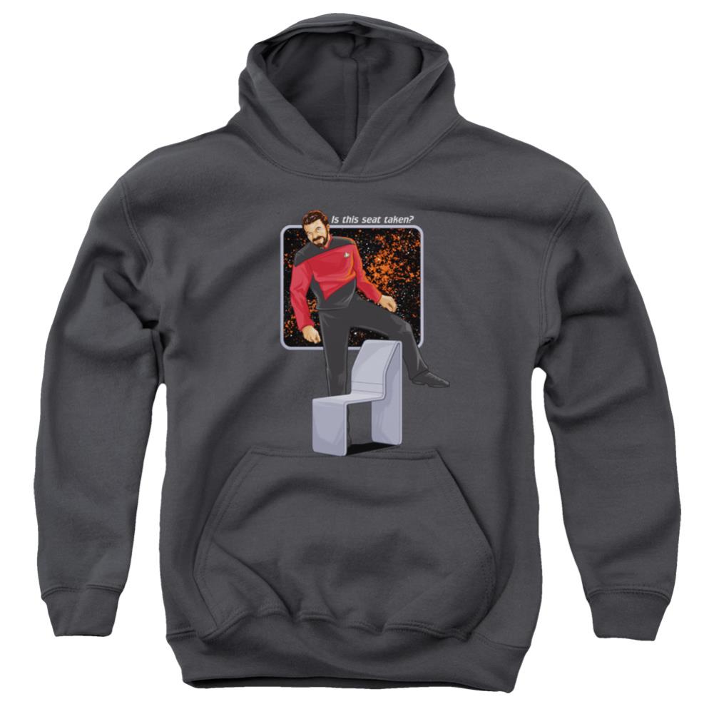 Star Trek Is This Seat Taken Youth Cotton Poly Pull-Over Hoodie