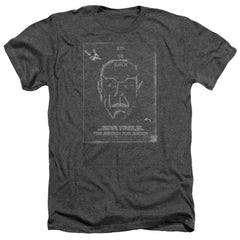 Star Trek Join The Search Men's 30/1 Heather 60 40 Poly Short-Sleeve T-Shirt