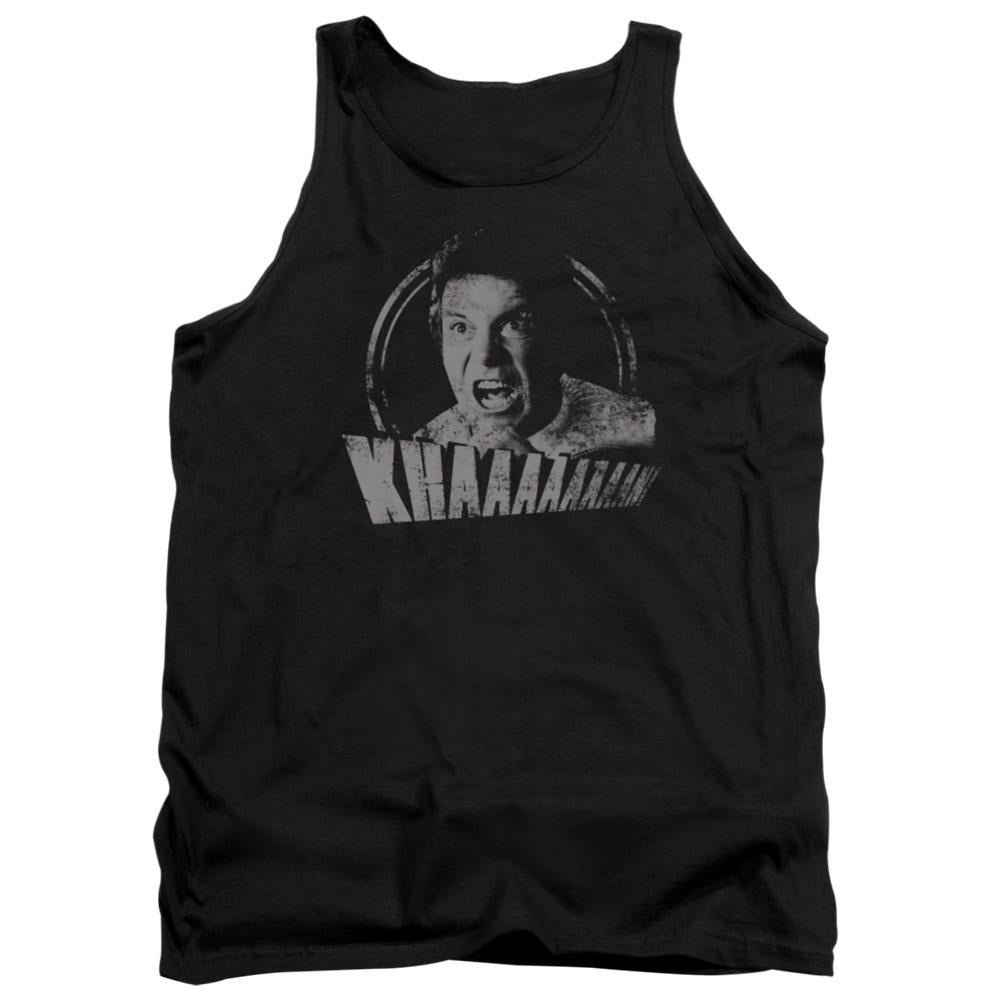 Star Trek Khan Distressed Men's 18/1 Cotton Tank Top