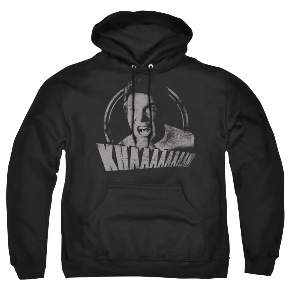 Star Trek Khan Distressed Men's Pull-Over 75 25 Poly Hoodie