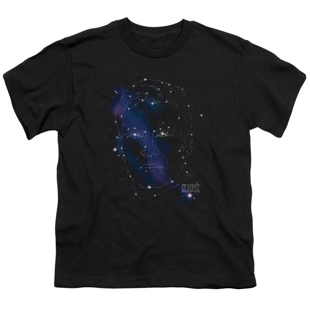Star Trek Kirk Constellations Youth 18/1 100% Cotton Short-Sleeve T-Shirt