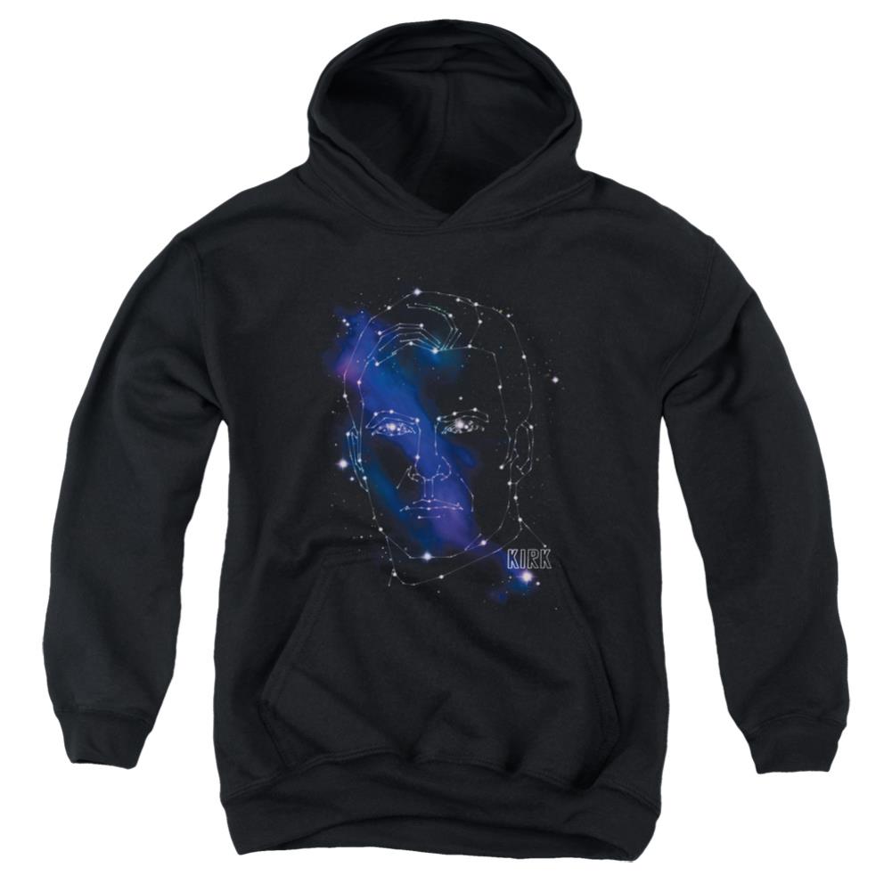Star Trek Kirk Constellations Youth Cotton Poly Pull-Over Hoodie