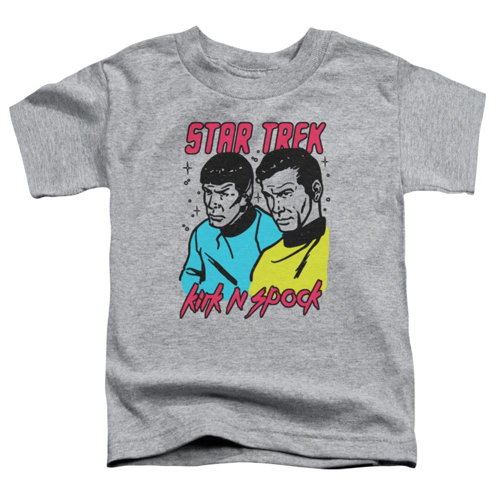 Star Trek Kirk N Spock Toddler 18/1 Cotton Short-Sleeve T-Shirt