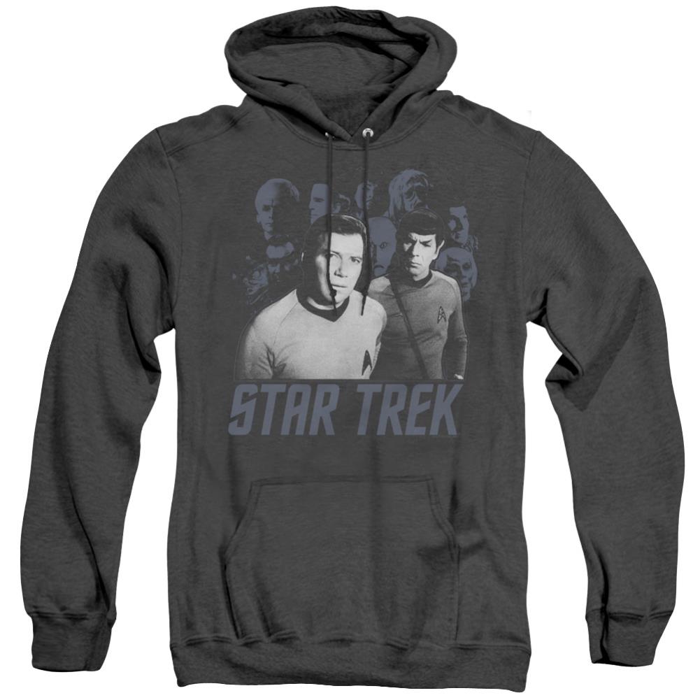Star Trek Kirk Spock And Company Men's Pull-Over Hoodie