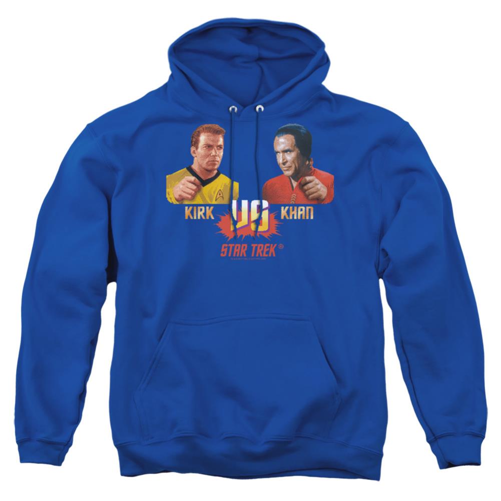 Star Trek Kirk Vs Khan Men's Pull-Over 75 25 Poly Hoodie