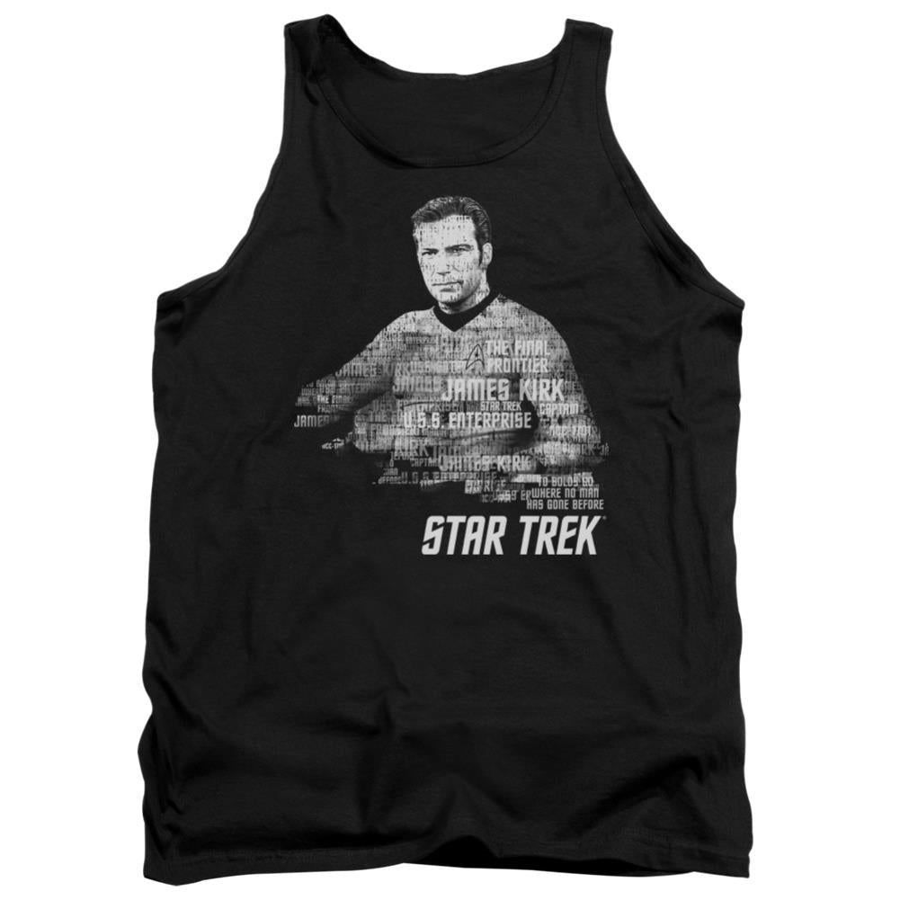 Star Trek Kirk Words Men's 18/1 Cotton Tank Top